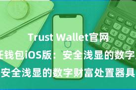 Trust Wallet官网下载流程 信任钱包iOS版：安全浅显的数字财富处置器具