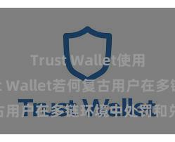 Trust Wallet使用方法 Trust Wallet若何复古用户在多链环境中处罚和兑换金钱？